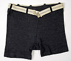 Bathing trunks, wool, cotton, American