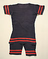 Two-piece bathing suit, cotton, American
