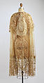 Evening ensemble, Boué Soeurs (French, 1897–1957), cotton, silk, metallic, French