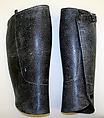 Puttees, leather, metal, American