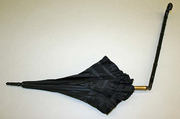 Parasol, silk, metal, wood, American or European