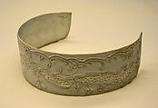 Collar, linen, cotton, American