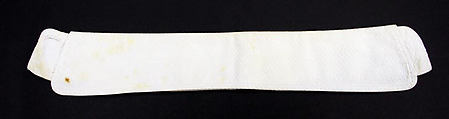 Collar, linen, cotton, American