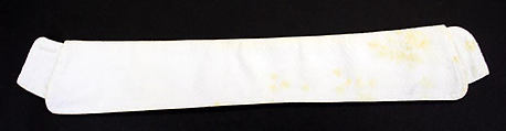 Collar, linen, cotton, American