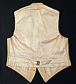Waistcoat, wool, metal, British