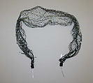Hat, William J. (American, 1948–1962), cotton, silk, feathers, plastic, American