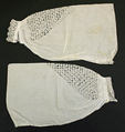 Undersleeves, linen, British