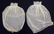 Undersleeves, cotton, British