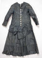 Dress, silk, probably American