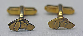 Cuff links, metal, American or European