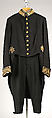 Uniform, wool, metallic thread, cotton, silk, British