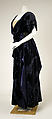Evening dress, House of Worth (French, 1858–1956), silk, metallic thread, glass, French