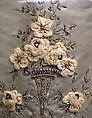 Ball gown, House of Worth (French, 1858–1956), silk, cotton, metallic thread, glass, metal, French