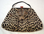 Accessory set, fur, leather, silk, American