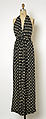 Evening ensemble, Halston (American, Des Moines, Iowa 1932–1990 San Francisco, California), silk, American