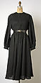 Dress, Geoffrey Beene (American, Haynesville, Louisiana 1927–2004 New York), wool, leather, American