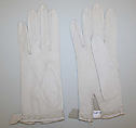 Gloves, leather, French