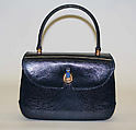Purse, Gucci  Italian, leather, lapis lazuli, metal, Italian