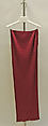 Evening ensemble, Mary McFadden (American, born New York 1938–2024 Southampton, New York), rayon or nylon, American