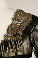 Ball gown, silk, cotton, glass, metallic thread, American