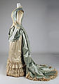 Dinner dress, Lord &amp; Taylor (American, founded 1826), silk, glass, American