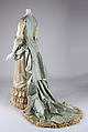 Dinner dress, Lord &amp; Taylor (American, founded 1826), silk, glass, American