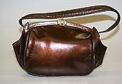 Accessory set, A. Gillet (French), leather, plastic (vinyl), French