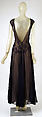 Evening dress, House of Vionnet (French, active 1912–14; 1918–39), silk, cotton, French