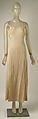 Evening dress, House of Vionnet (French, active 1912–14; 1918–39), silk, cotton, French