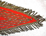Bashlik, wool, metal, glass, American
