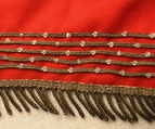 Bashlik, wool, metal, glass, American