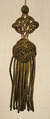 Bashlik, wool, metal, glass, American