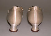 Evening shoes, silk, leather, paste, metal, American