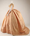 Dress, silk, French