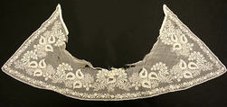 Collar, cotton, probably American