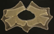 Collar, cotton, probably American