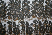 Veil, cotton, probably American