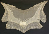 Collar, cotton, probably American
