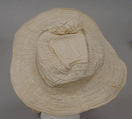 Hat, cotton, probably American