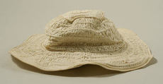 Hat, cotton, probably American