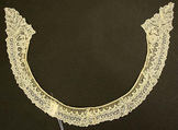 Collar, cotton, probably European