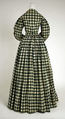 Dress, cotton, American