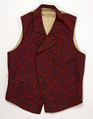 Waistcoat, wool, American