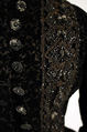 Mourning dress, silk, jet, American