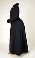 Suit, wool, velvet, French