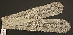 Lace, cotton, probably European