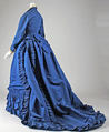 Dress, silk, French