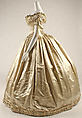 Wedding dress, silk, American