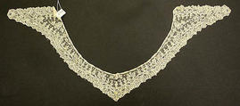 Collar, cotton, probably European