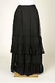 Mourning dress, silk, American